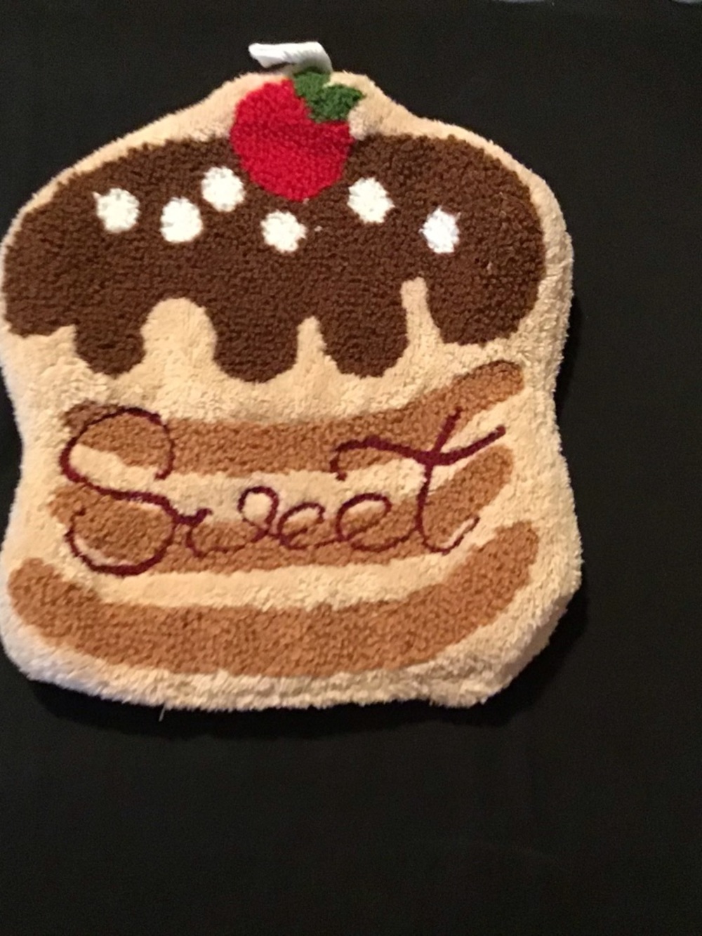 Sweet Pancake Shaped Hand towel- Cream, Brown, Red